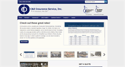 Desktop Screenshot of canddinsurance.com